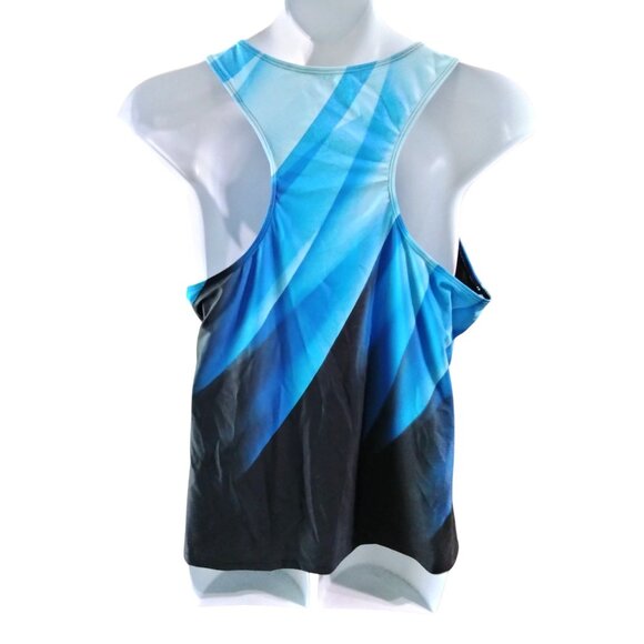 Lalagen Two-Piece Swimsuit 4XL Racerback Lace-Up Front Top High Waist Capris Set - Picture 7 of 11